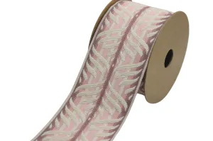 2.67" Leaf Trim Tape, Upholstery Trim, Fabric Trimmings, Drapery Banding Trim Tape, Jacquard Ribbon, curtain trim ideas 214 V5