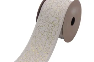 2.7" Embroidery Curtain Trim, Briar Jacquard Ribbon for Curtains, Drapery Banding, Drapery Trim Tape, Woven Border 195 V1