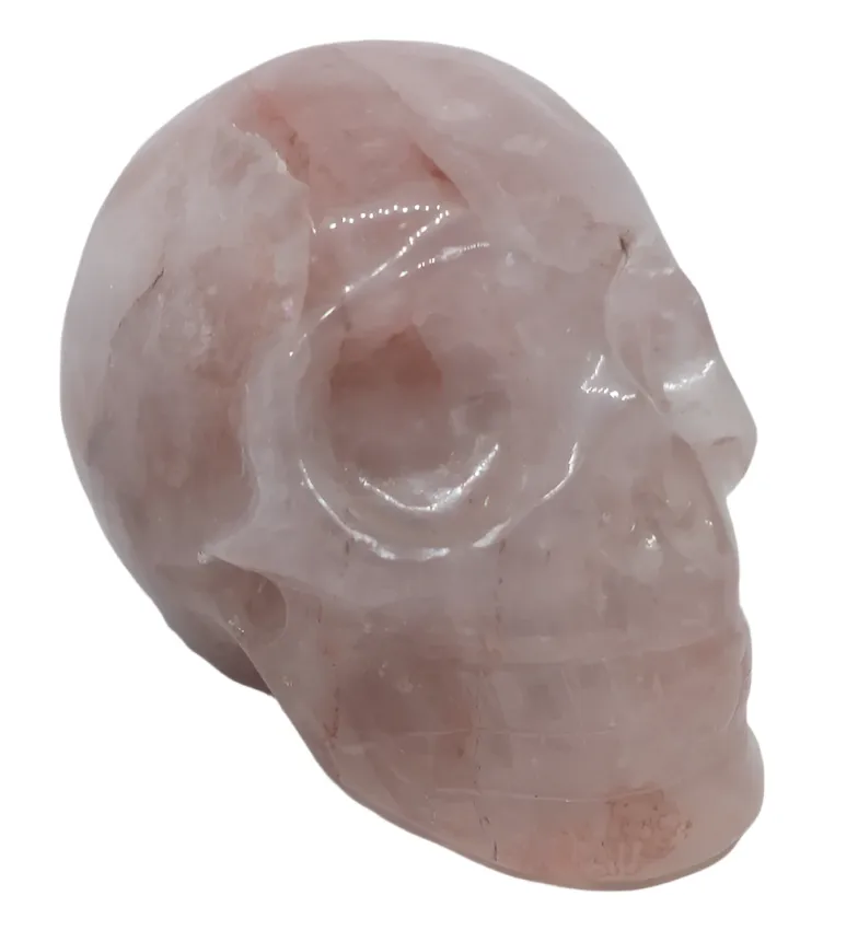 522g Fire Quartz Crystal Skull