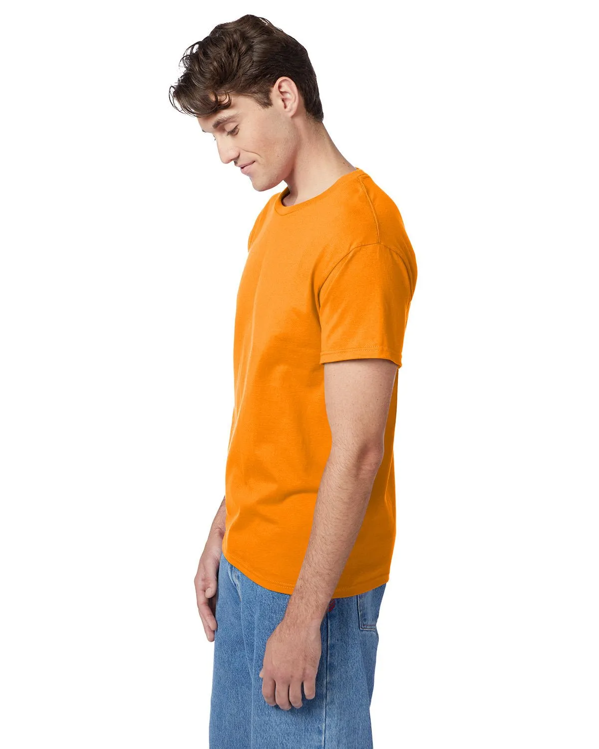 5250T-Hanes-SAFETY ORANGE