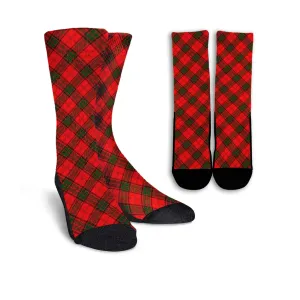 Adair Tartan Crew Socks Cross Tartan Style