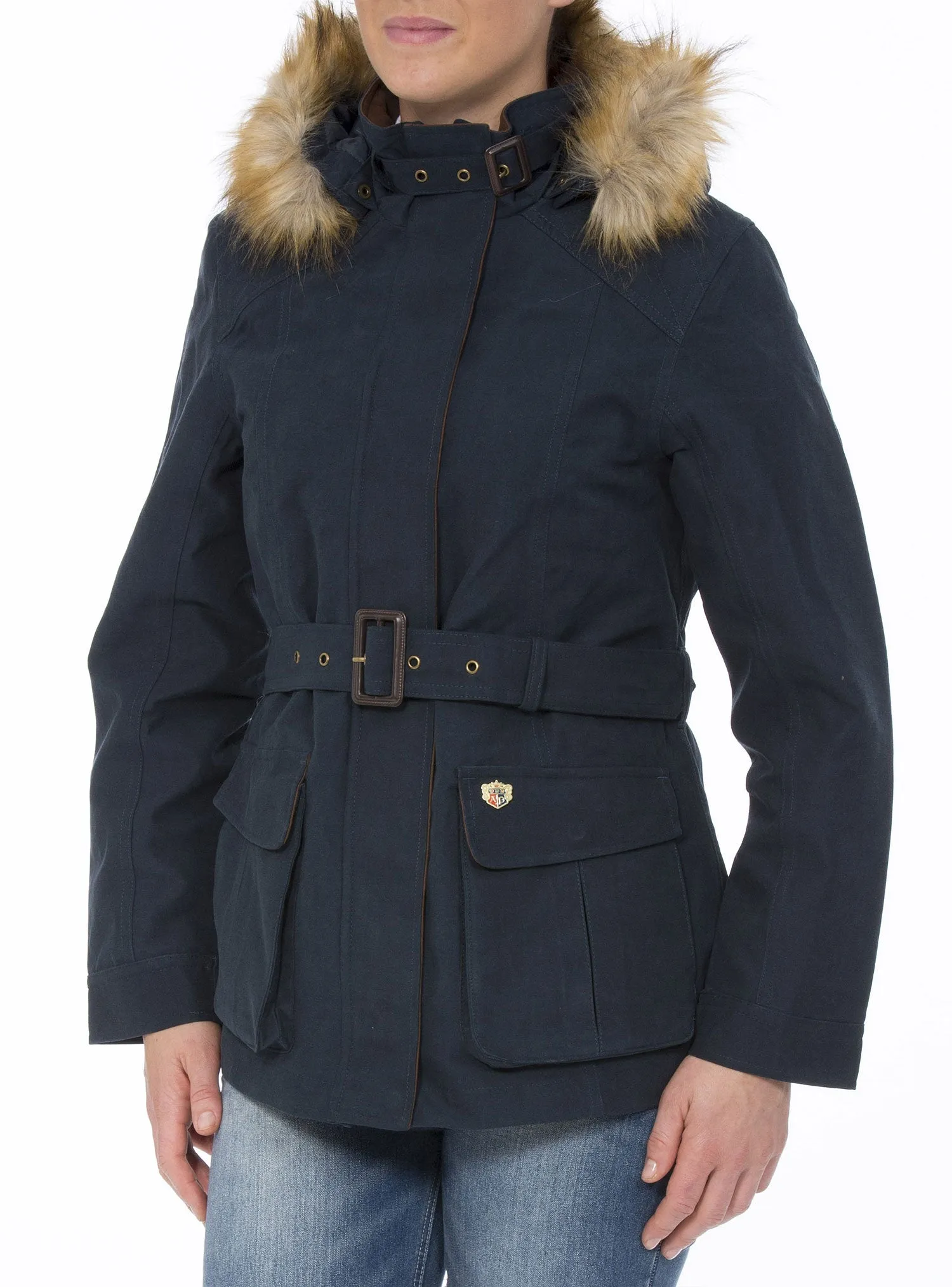 Alan Paine Berwick Jacket with Faux Fur Trim