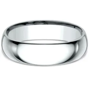 Benchmark Classic Comfort Fit High Polish Wedding Band