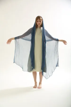 Big Bamboo Air Shawl / Scarf - Blue