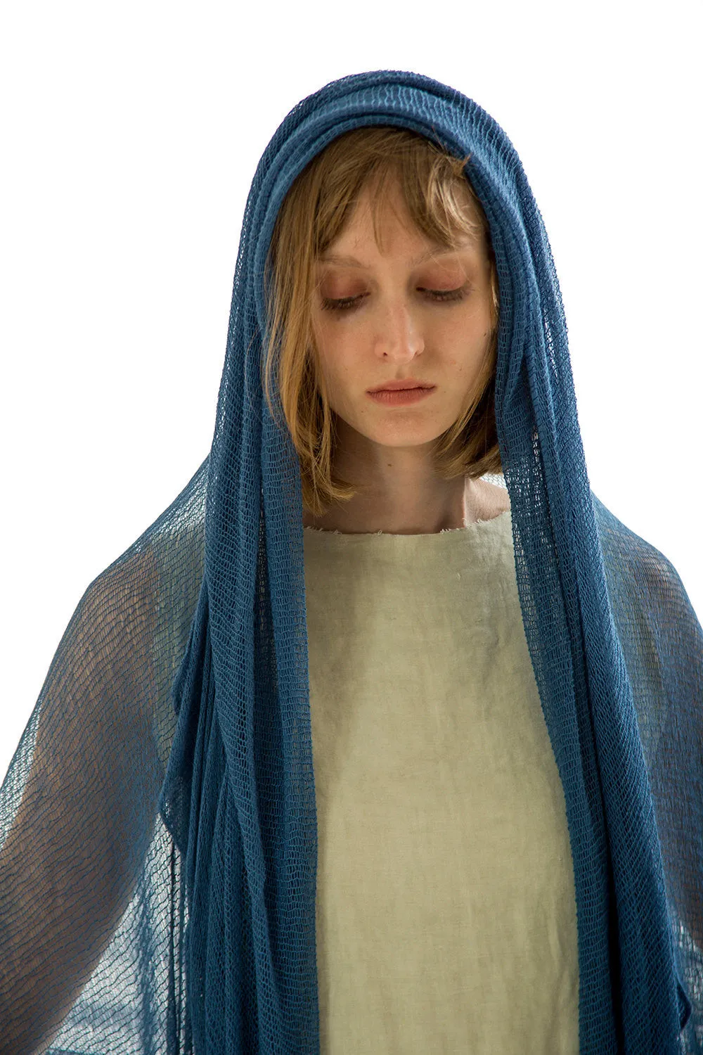 Big Bamboo Air Shawl / Scarf - Blue