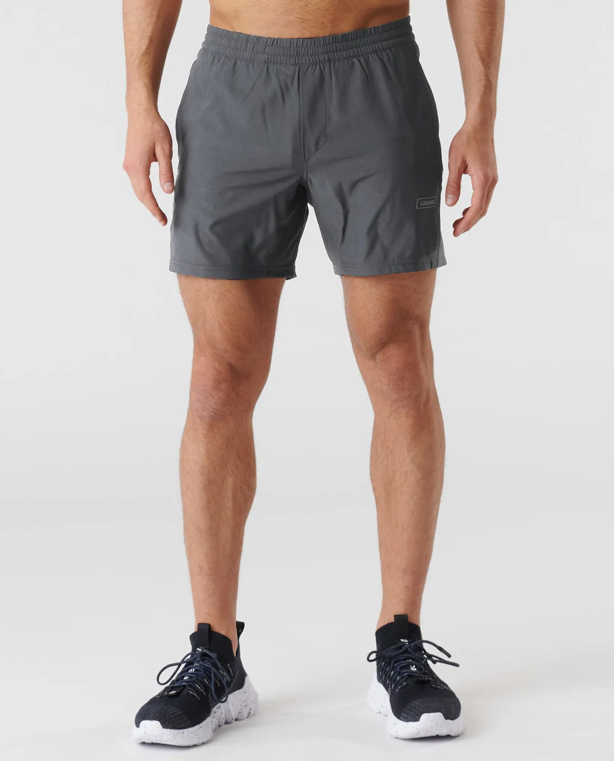 Bishop Short Charcoal Gray