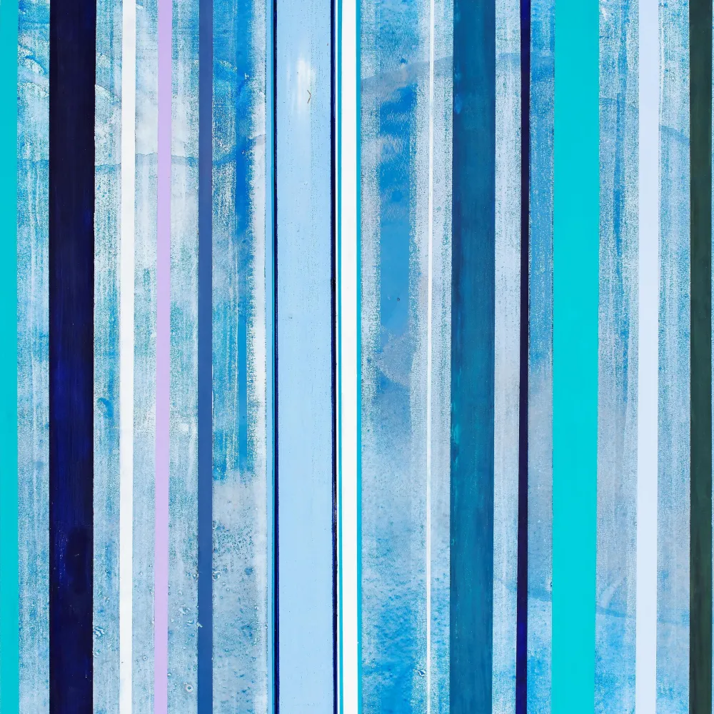 [blue stripes][limited edition print by seth b minkin]