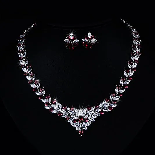 Cubic Zirconium Jewellery Set