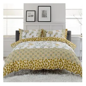 Deyongs Jacobean Double Duvet Set Sage and Gold