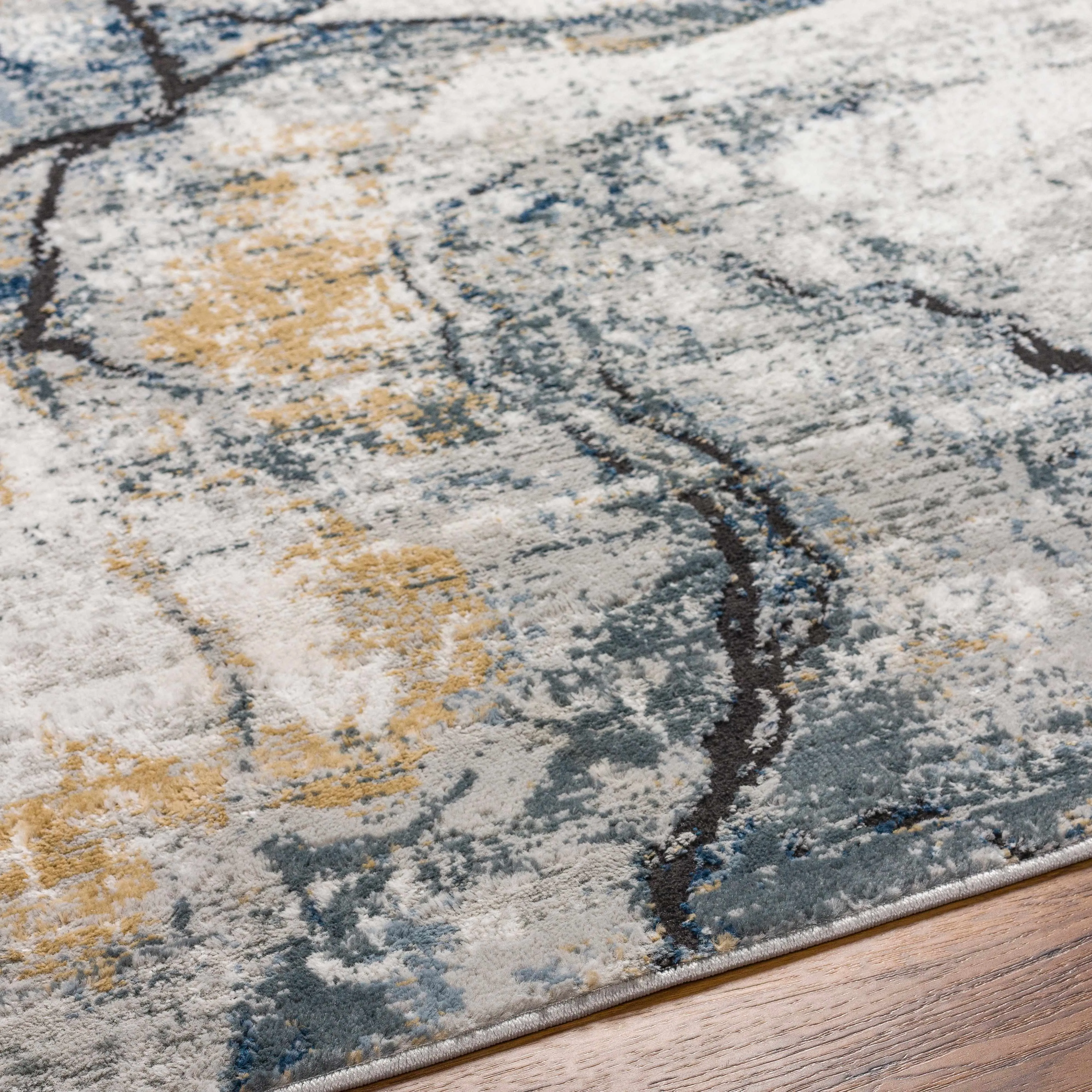 Fremantle Gray Marble Rug