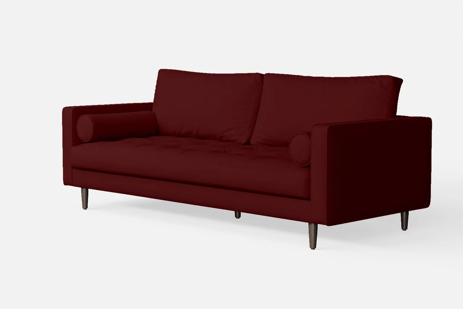 Gela 2 Seater Sofa Red Leather