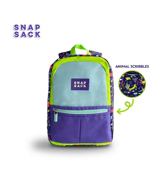 Kids Backpack Animal Scribbles