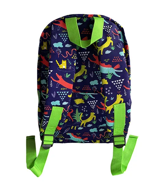 Kids Backpack Animal Scribbles