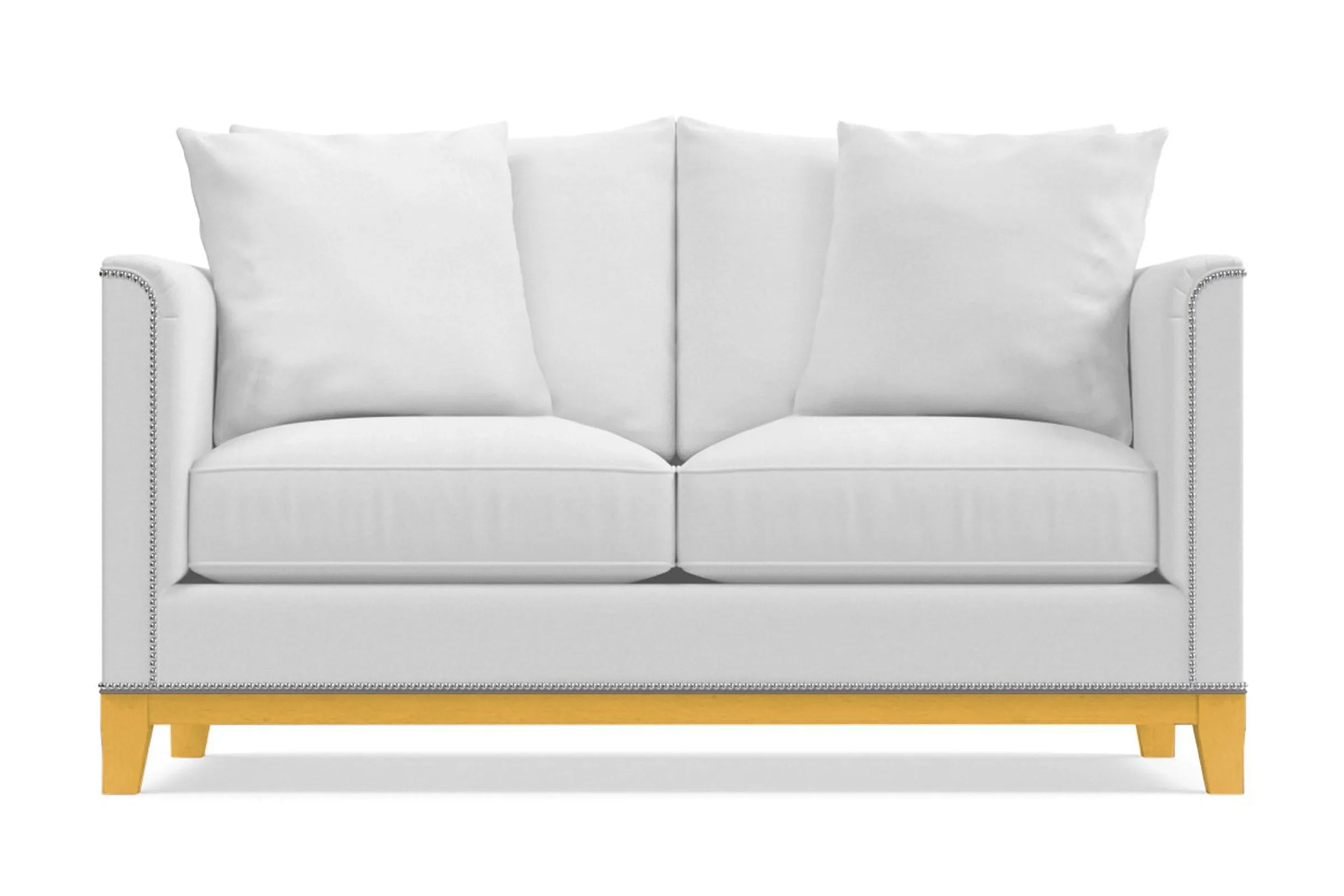 La Brea Twin Size Sleeper Sofa Bed :: Leg Finish: Natural / Sleeper Option: Memory Foam Mattress