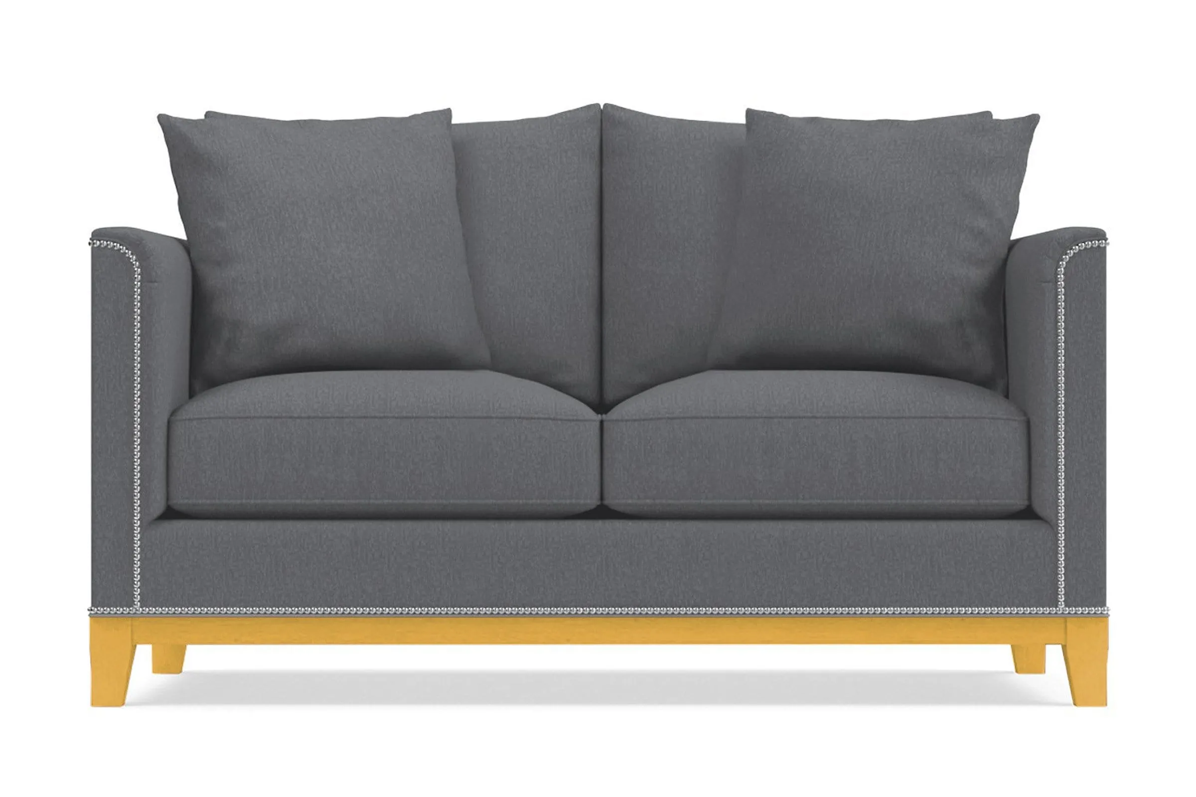 La Brea Twin Size Sleeper Sofa Bed :: Leg Finish: Natural / Sleeper Option: Memory Foam Mattress