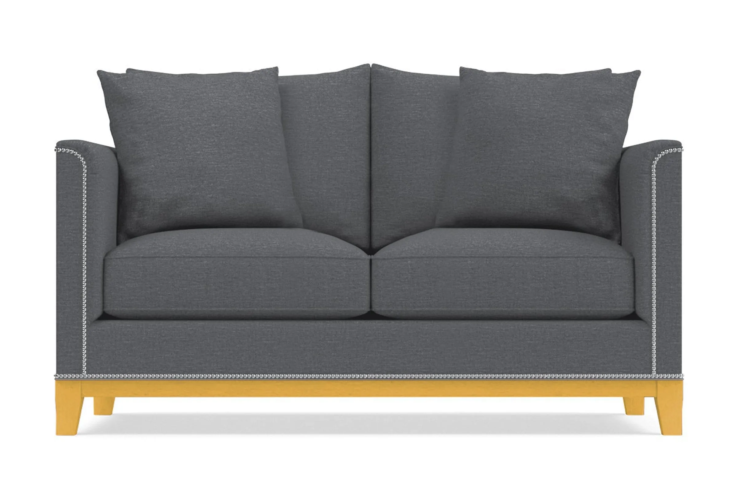 La Brea Twin Size Sleeper Sofa Bed :: Leg Finish: Natural / Sleeper Option: Memory Foam Mattress