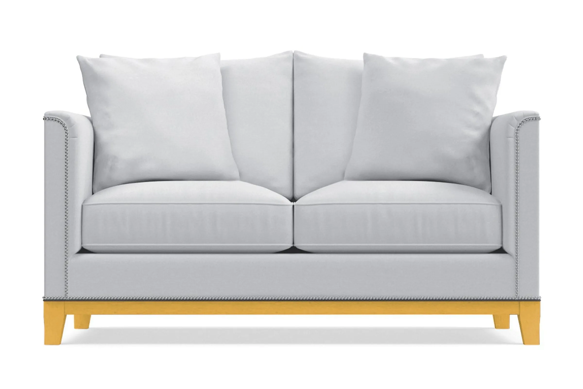 La Brea Twin Size Sleeper Sofa Bed :: Leg Finish: Natural / Sleeper Option: Memory Foam Mattress