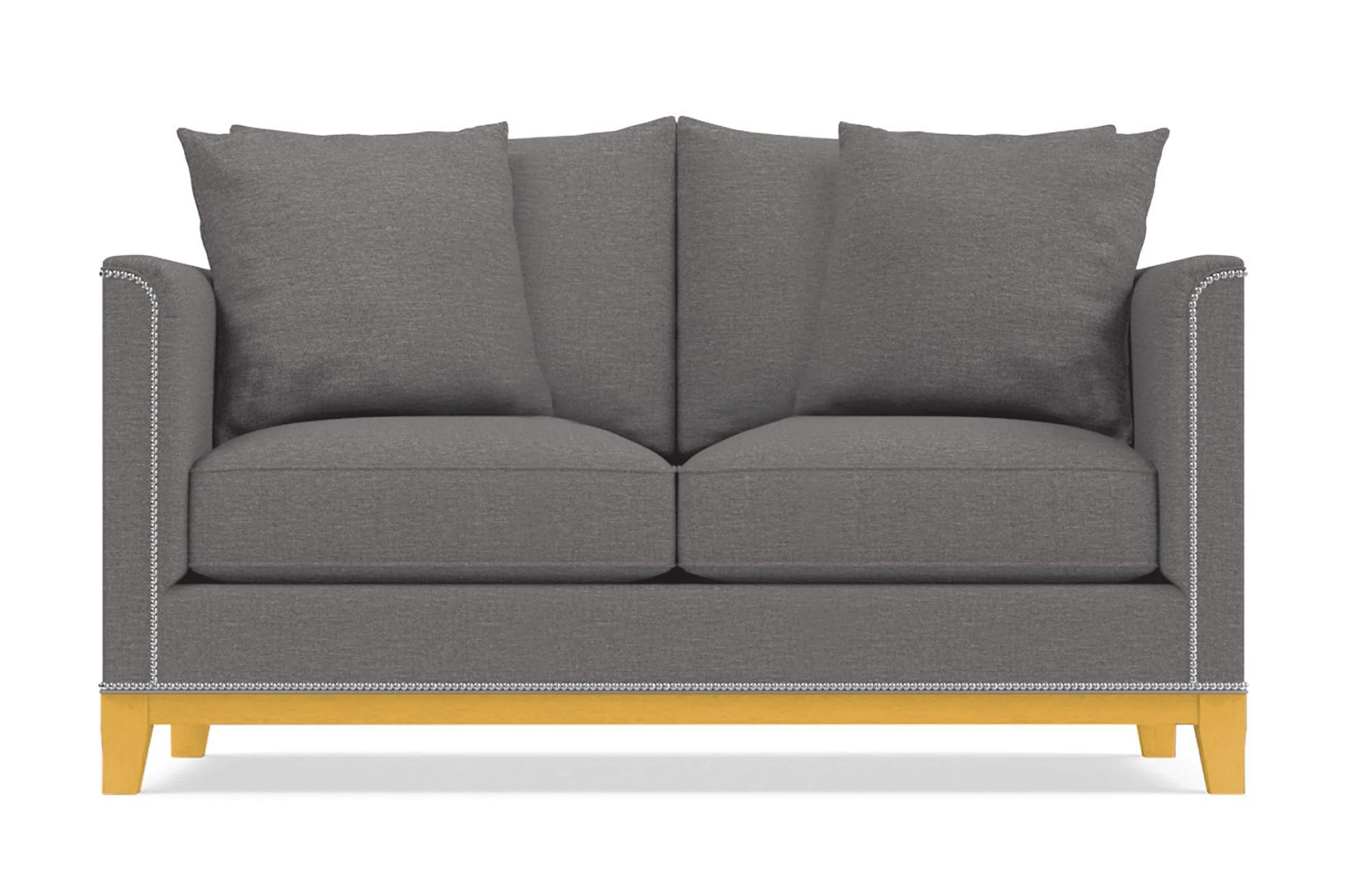 La Brea Twin Size Sleeper Sofa Bed :: Leg Finish: Natural / Sleeper Option: Memory Foam Mattress