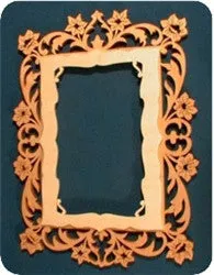 Large Floral Picture Frame Pattern