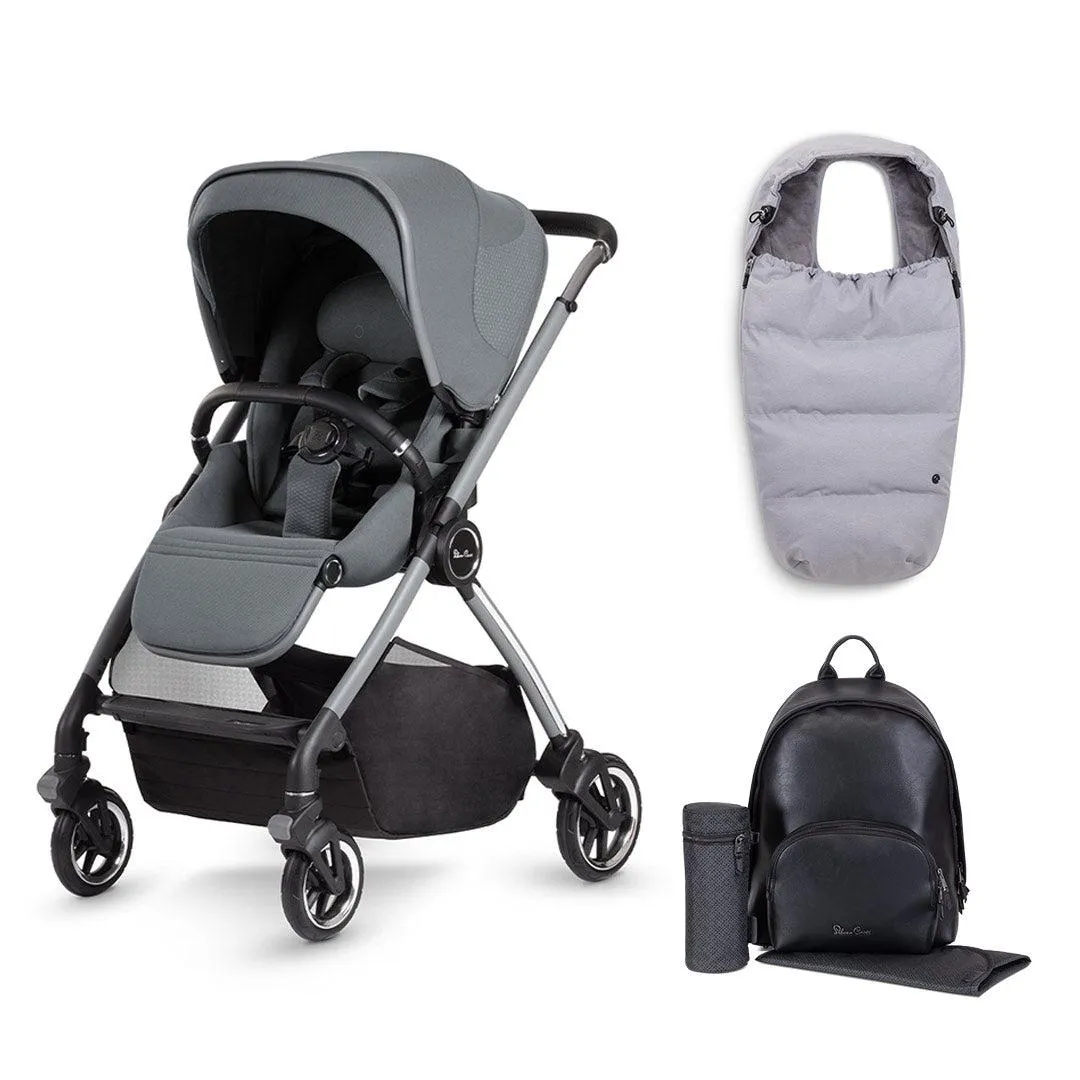 Outlet - Silver Cross Dune Pushchair - Glacier