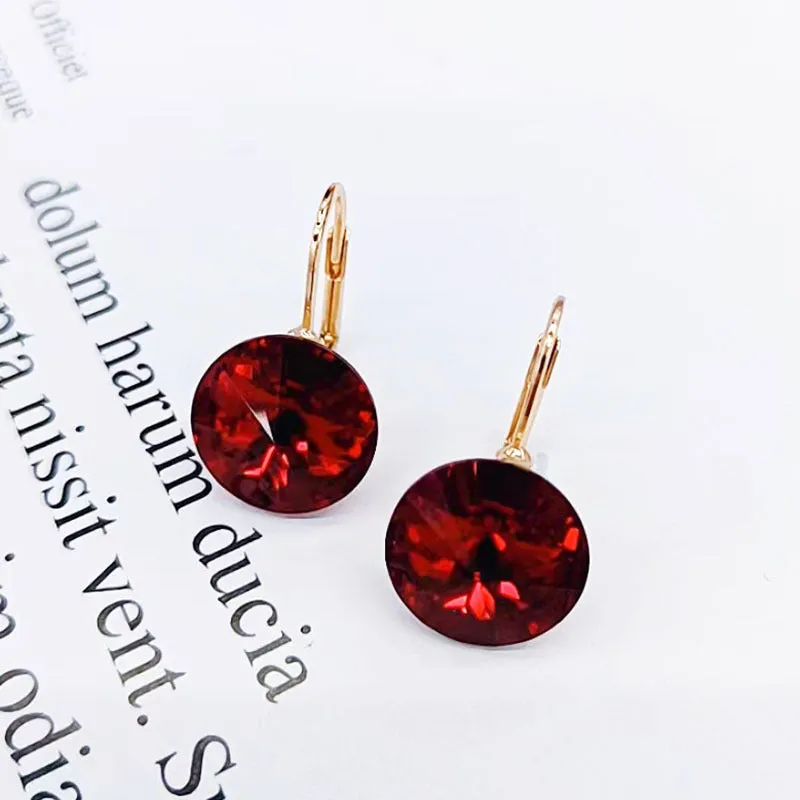 Women's Simple and Elegant Crystal Earrings